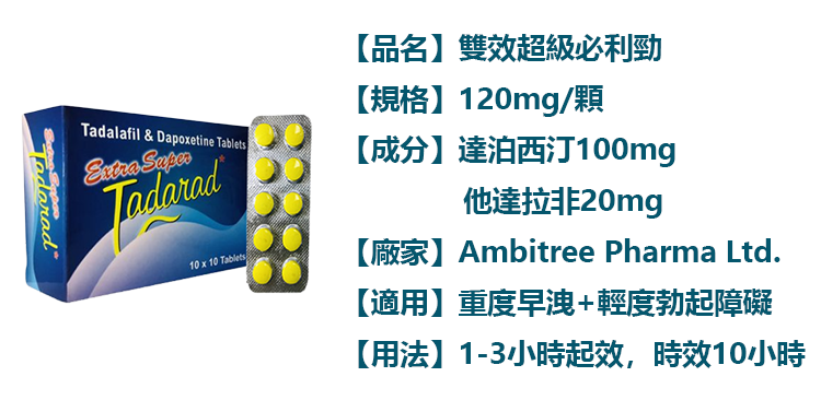 雙效超級必利勁介紹