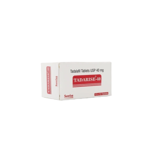 Tadarise-40 是一款結合了高效 PDE5 抑制劑「Tadalafil」成分的壯陽藥,每錠含有 Tadalafil 他達拉非 40mg,比市售標準劑量高出一倍,針對勃起困難與不夠持久的男性需求設計,屬於進階配方。
